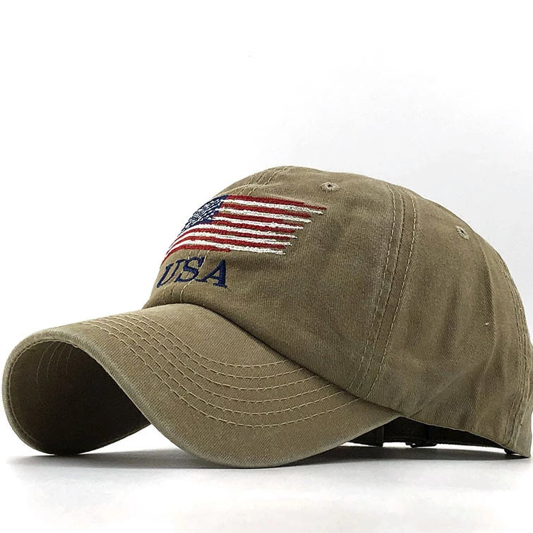 Fashion USA Flag Camouflage Baseball Cap For Men Women Snapback Hat