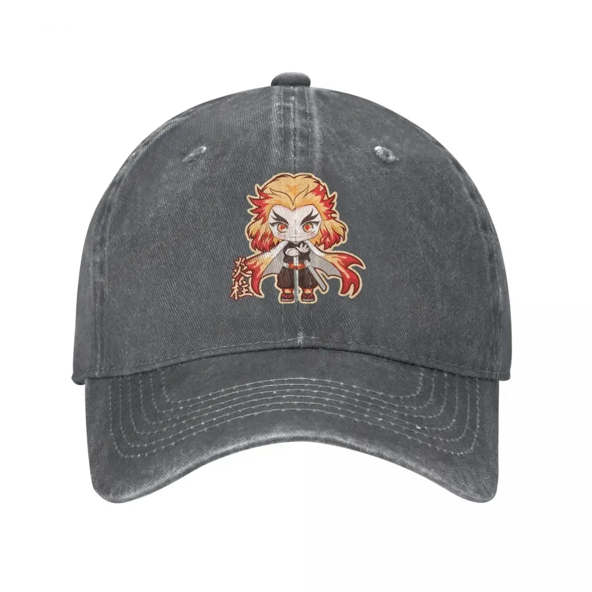 Cute Kyojuro Rengoku Baseball Caps Distressed