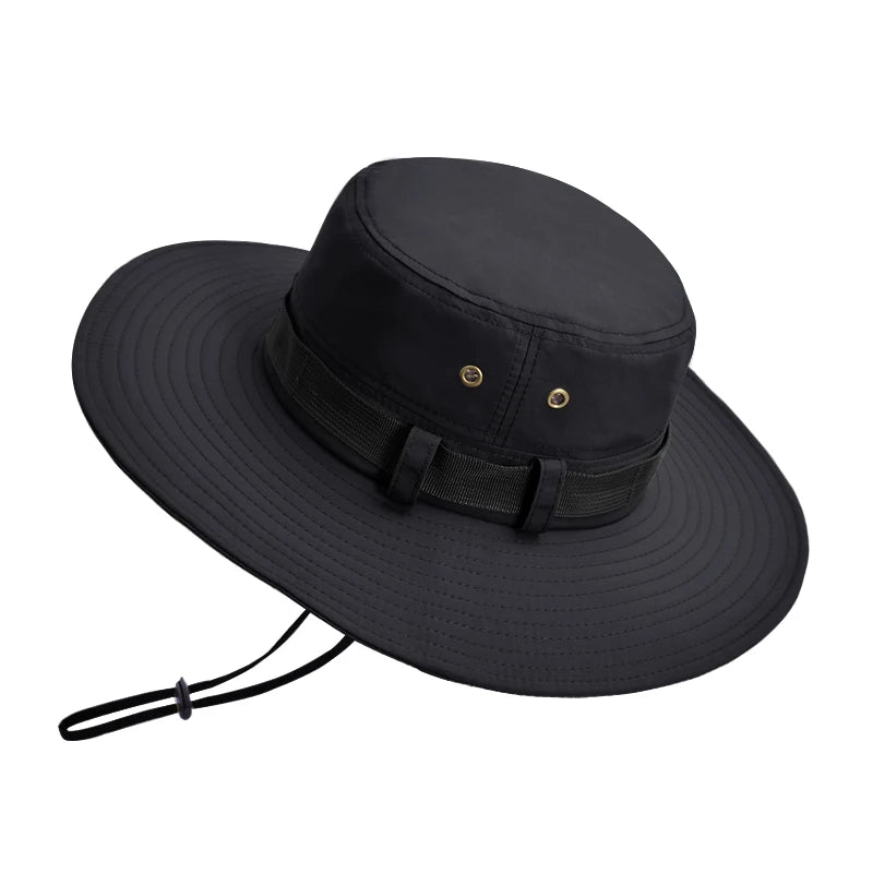 New Spring/Summer Breathable Big Eaves Fisherman Hat