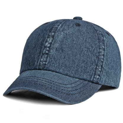 Men Women 6 Panels Denim Baseball Cap