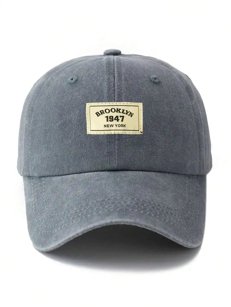 Unisex Washed Denim Baseball Cap Adjustable Casual Hat