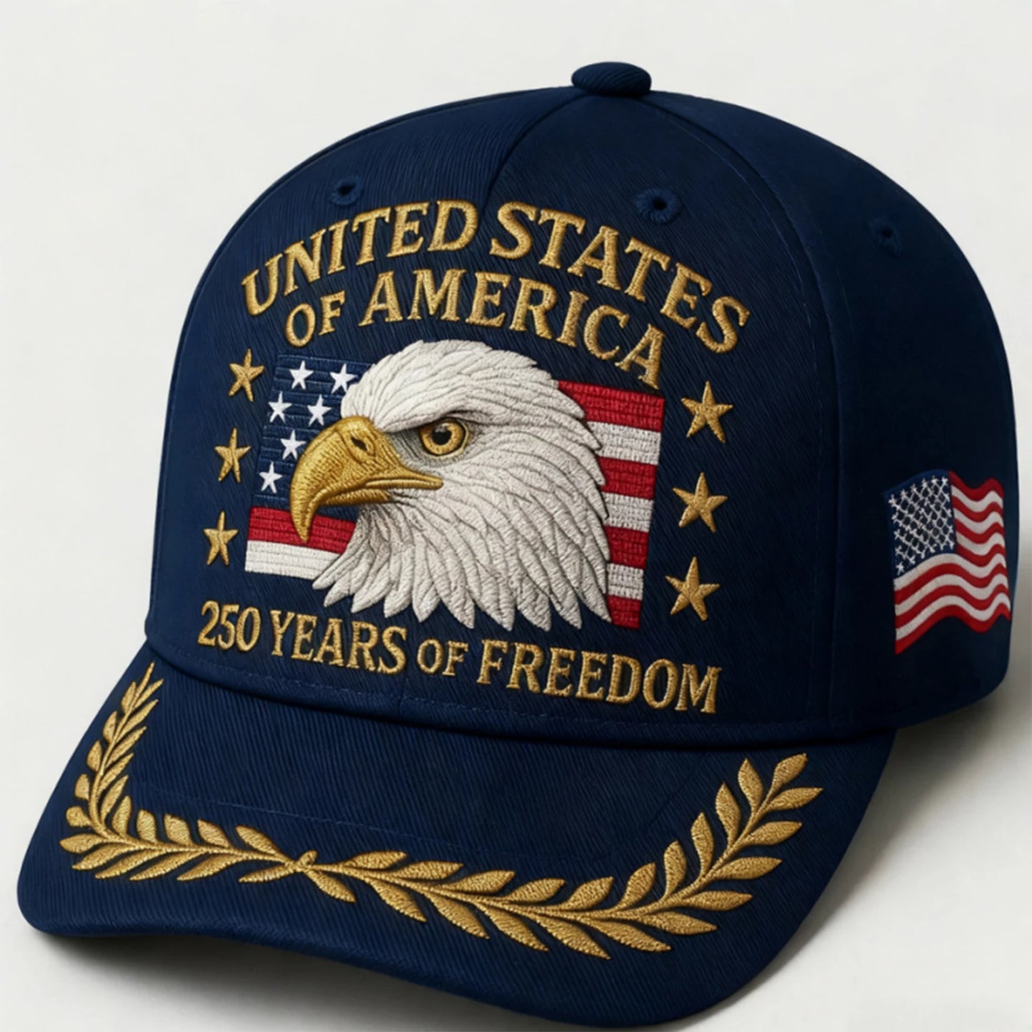 US 250th Anniversary Cap Patriotic Baseball Cap US 250th Anniversary Tribute Hat