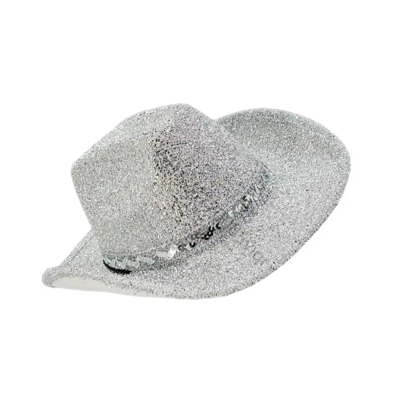 Trendy Glitter Powder Western Hat