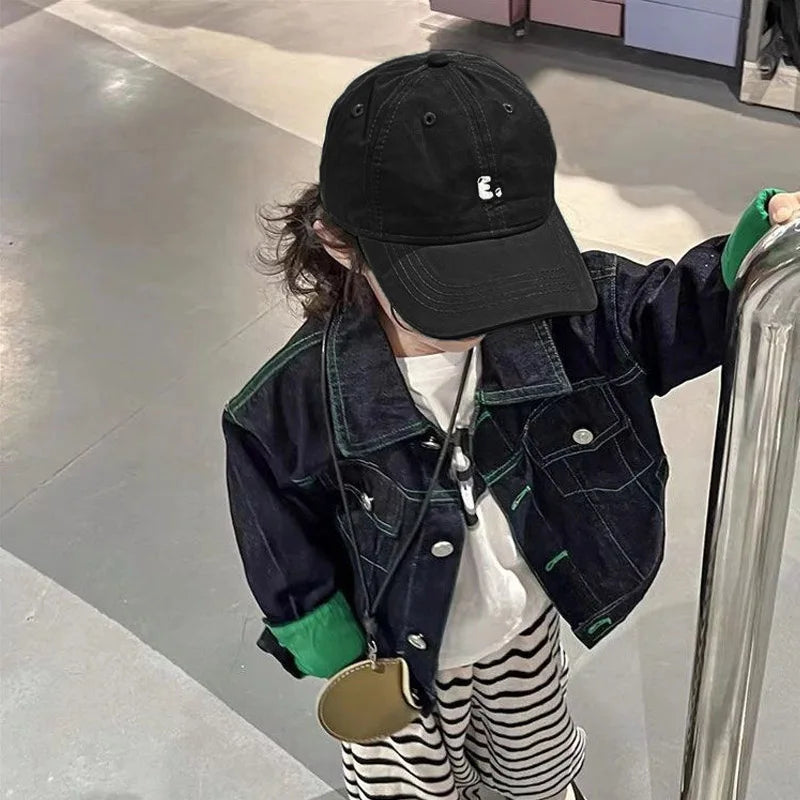 Fashion Letter Children Baseball Hat Embroidery Kids Duck 2 8year Boys Girls Outdoor Sunshade Visors Baby Hats