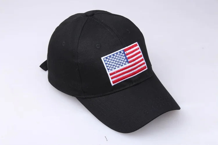 Hot Sales US Flag Cotton Baseball Hat Outdoor