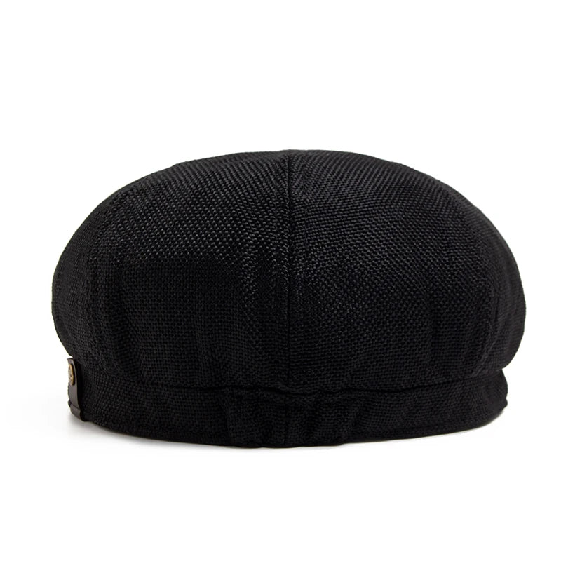 New Vintage Newsboy Caps Summer Linen Beret Men Women