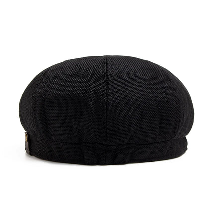 New Vintage Newsboy Caps Summer Linen Beret Men Women