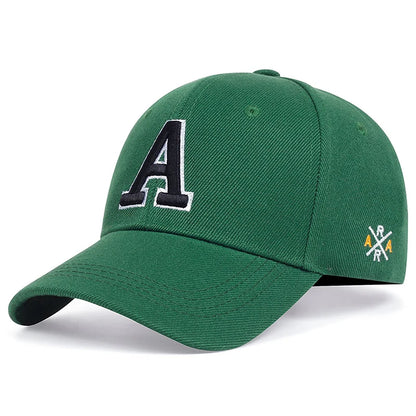 Sunshade Hat A Letter Side AR Embroidered Baseball Hat