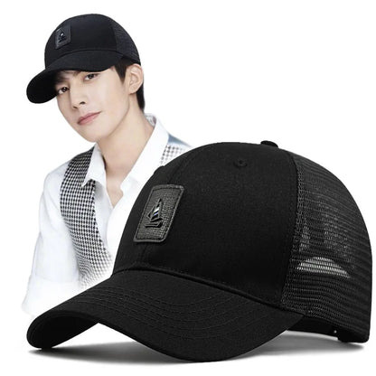 Big Head Man Plus Size Baseball Cap Summer Cotton Mesh