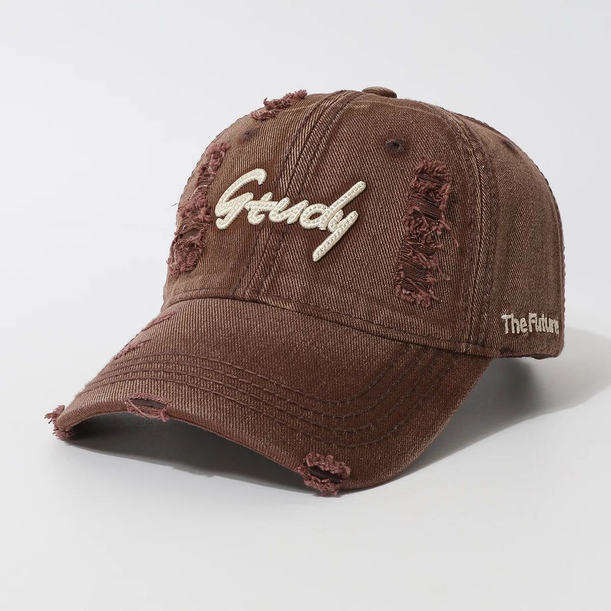 Vintage Korean Distressed Baseball Cap