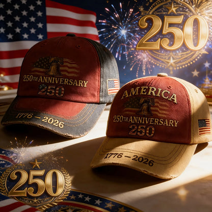 250th Anniversary Patriotic Baseball Cap