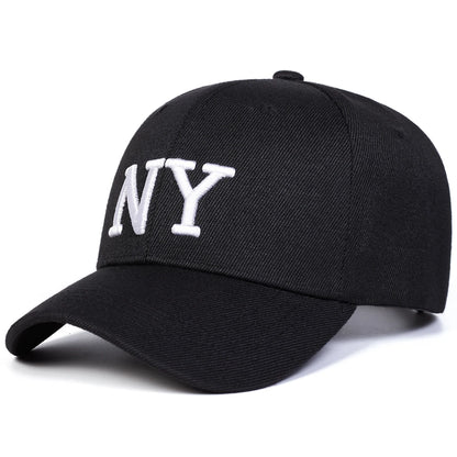 Unisex NY Letter Embroidery Baseball Caps Spring Autumn