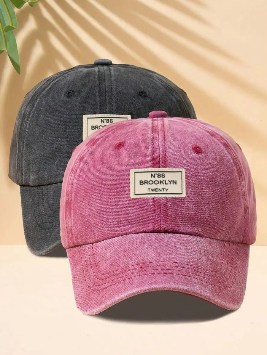Unisex Washed Denim Baseball Cap Adjustable Casual Hat