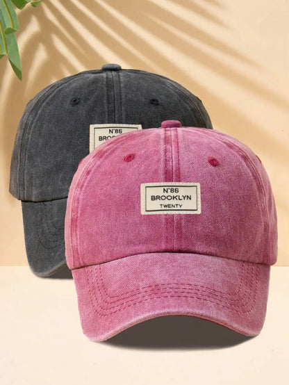 Unisex Washed Denim Baseball Cap Adjustable Casual Hat