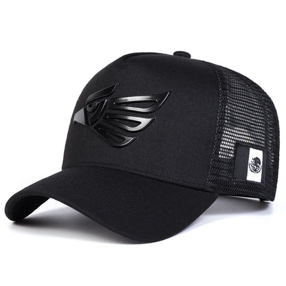 Unisex Mexican Eagle Label Baseball Net Caps Adjustable Casual Hats