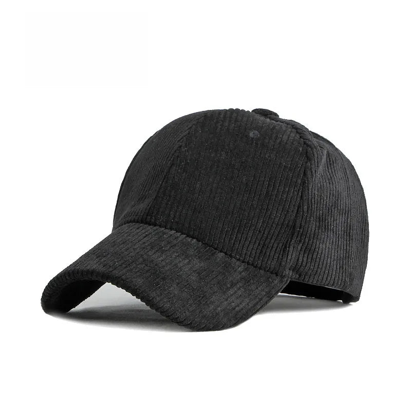Fashion False Suede Baseball Caps For Men Women Autumn Winter