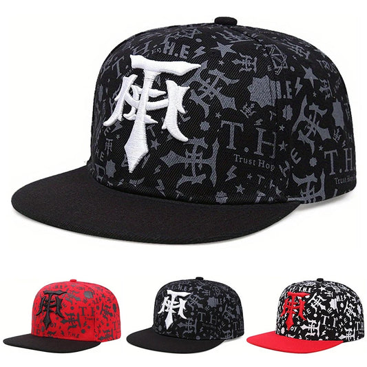 Snapback Hat T Embroidery Graffiti HipHop Hat Street Fashion