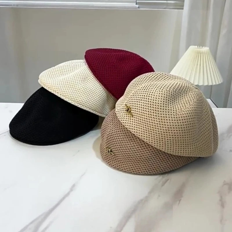 Women's Korean Style Fashion Thin Beret Hat
