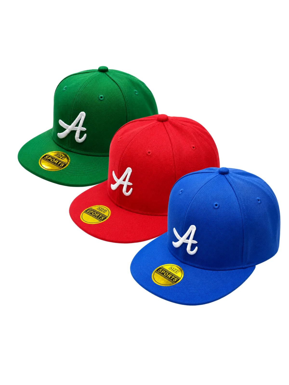 Classic Letter Embroidered Snapback Cap