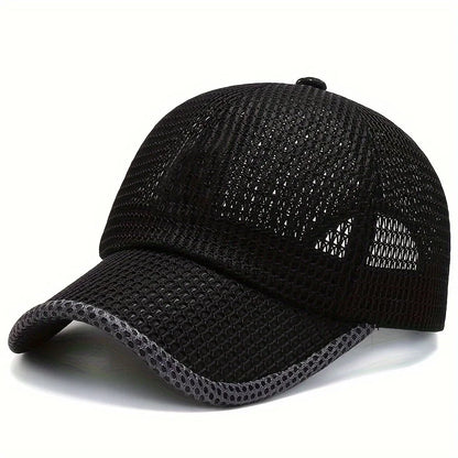 Quick-Dry Unisex Mesh Trucker Cap Adjustable, Lightweight & Breathable