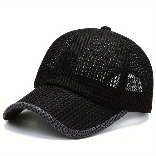 Quick-Dry Unisex Mesh Trucker Cap Adjustable, Lightweight & Breathable