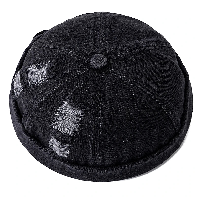 Hot Sale Broken Hole Landlord Hats Men's