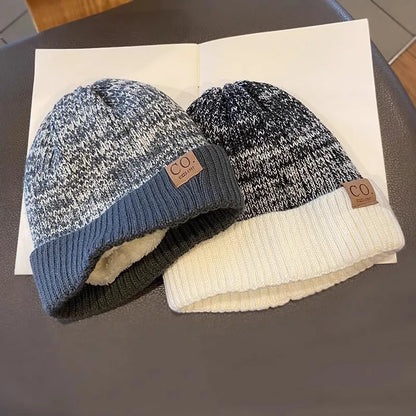 New Unisex Warm Two-Tone Winter Hats