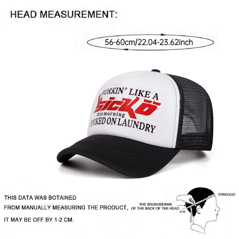 Baseball Hat Sicko Printed Outdoor Sports