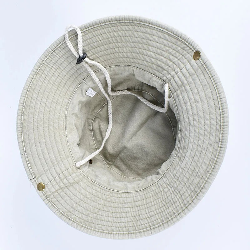 Summer Bucket Hats 2026 Outdoor Sun Hat Woman Solid Cotton