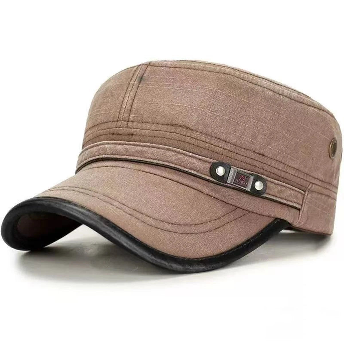 Unisex Washed Military Cap Spring and Autumn