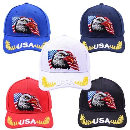 Unisex Baseball Cap 3D USA Eagle Embroidery Cap Men And Women