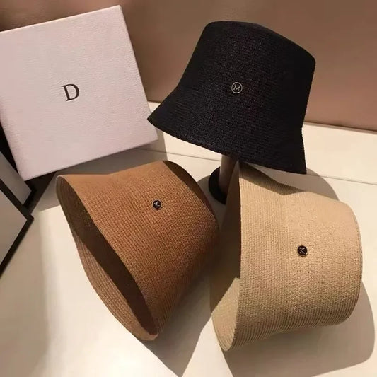 Japanese Designer M Straw Weaving Hat Summer