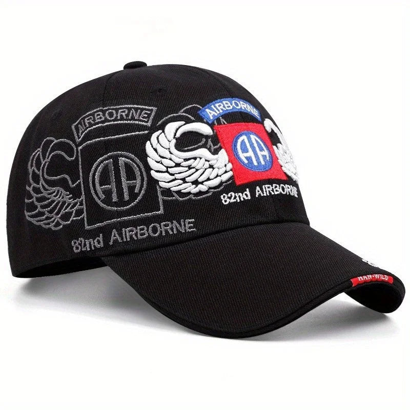 Simple Cotton Men Baseball Cap Women Snapback Hat Wing Embroidery Bone Caps