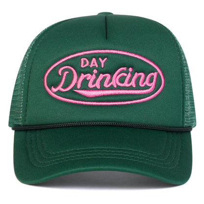 Unisex Day Drinking Letter Embroidery Baseball Net Caps Spring Summer