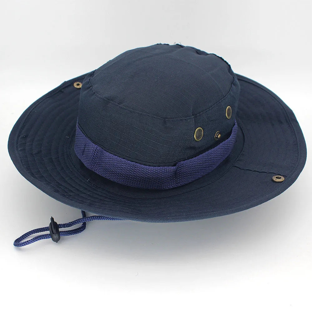 Camouflage Tactical Cap Outdoor Casual Men's Panama Bucket Hat