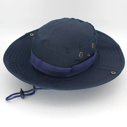 Camouflage Tactical Cap Outdoor Casual Men's Panama Bucket Hat