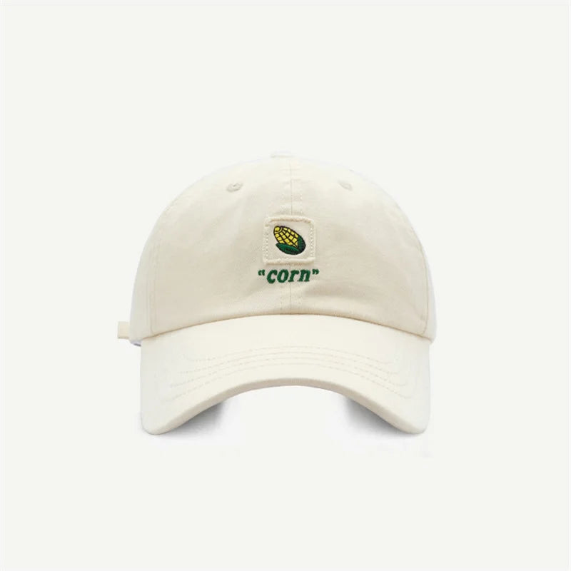 Women's Men's Cartoon Label Embroidery Baseball Cap Fashion Solid Color Dad Hat