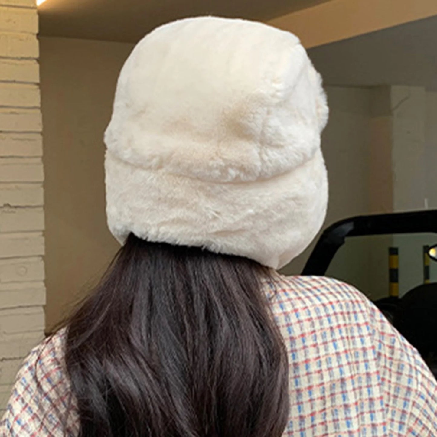 Soft Plush Winter Riding Hat Outdoor Cycling Warm And Cold Plush Hat