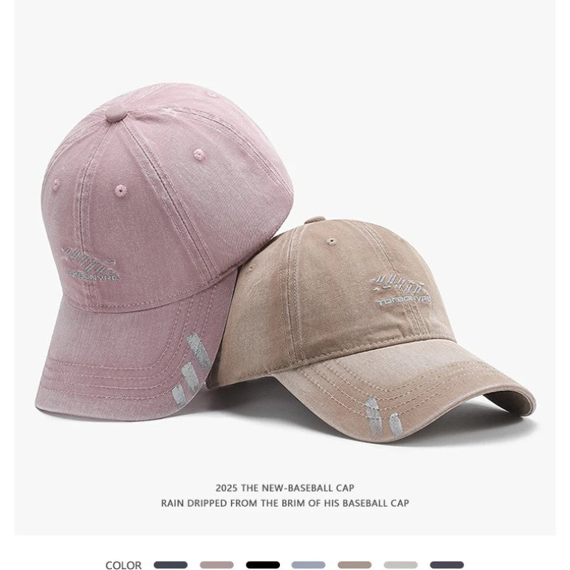 Spring Summer Cotton Washed Baseball Cap