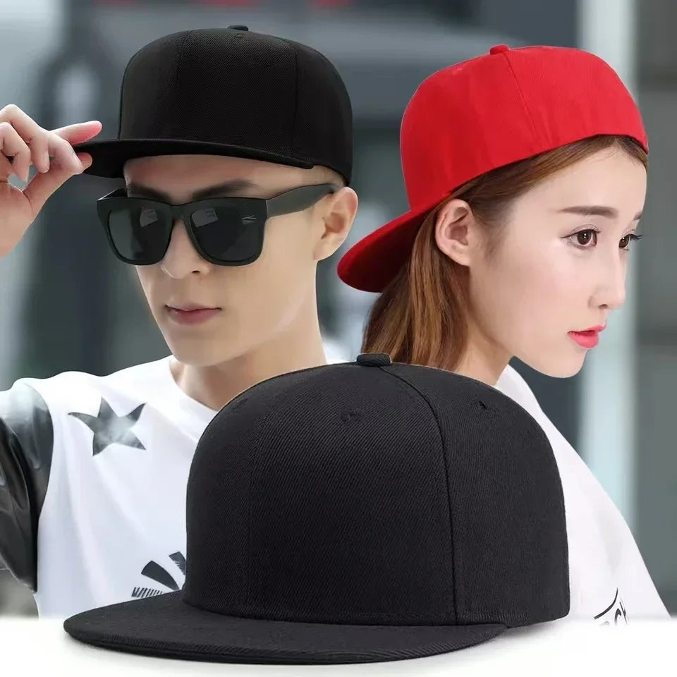 Baseball Caps Adult Flat Peak Hip Hop Fitted Hat Men Women