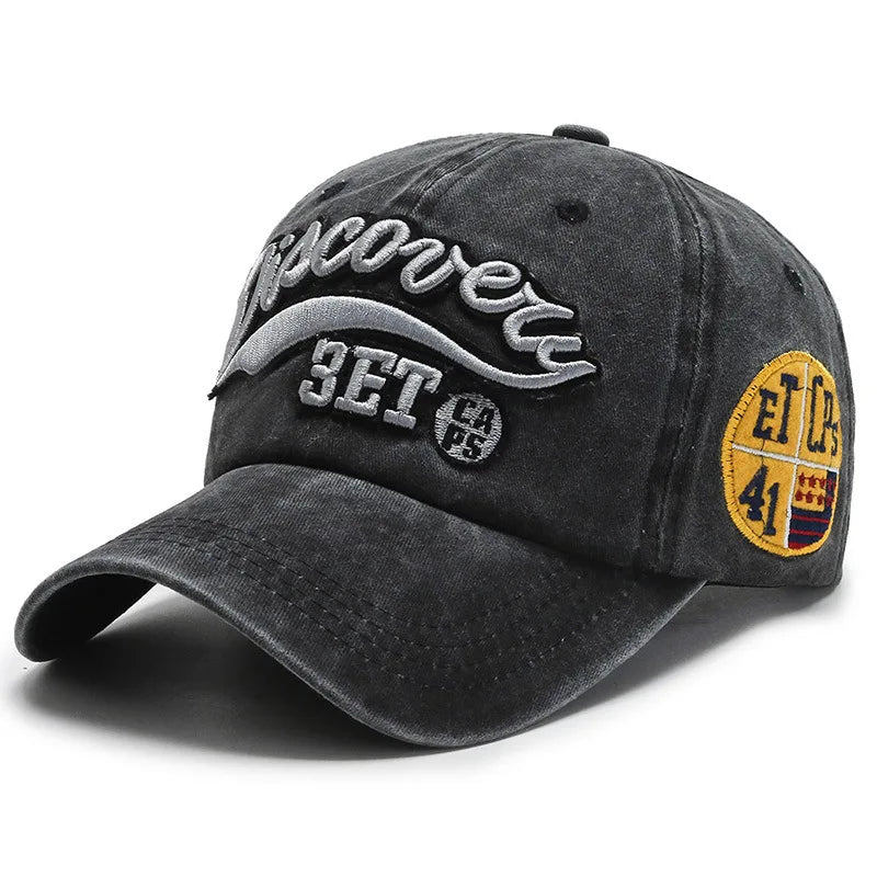 Hip Hop Washed Cotton Denim Baseball Cap