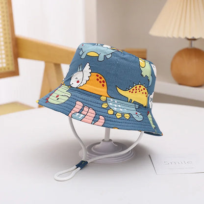 Children Panama Hat Spring Summer Baby Fisherman Hat For Boys Girls Bucket Hats