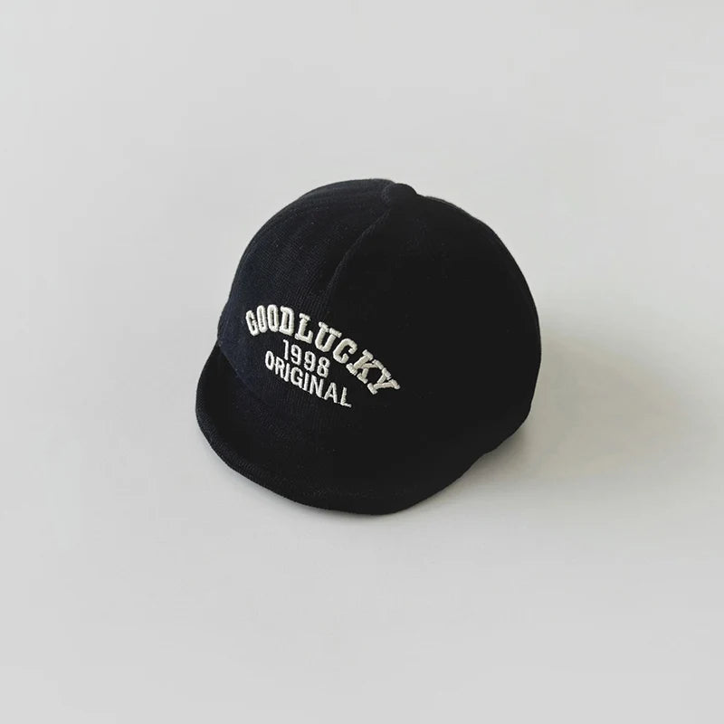 Spring Letter Embroidery Baby Sun Hat Soft Brim Baby Boys Girls Baseball Cap Adjustable Infant Casual Peaked Hat
