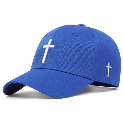 Unisex Cross embroidery Baseball Cap