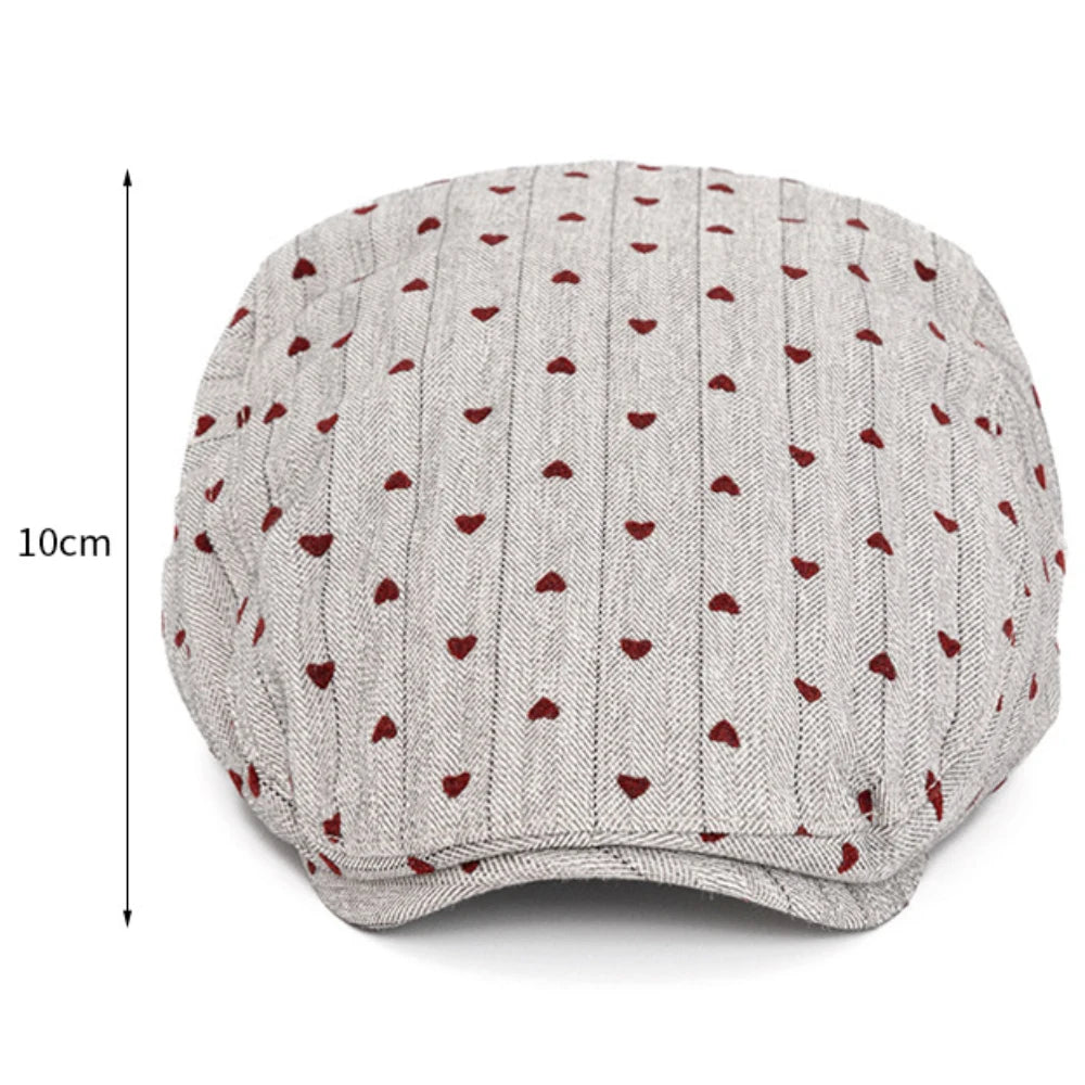 Men Women Adjustable Ivy Flat Cap Berets