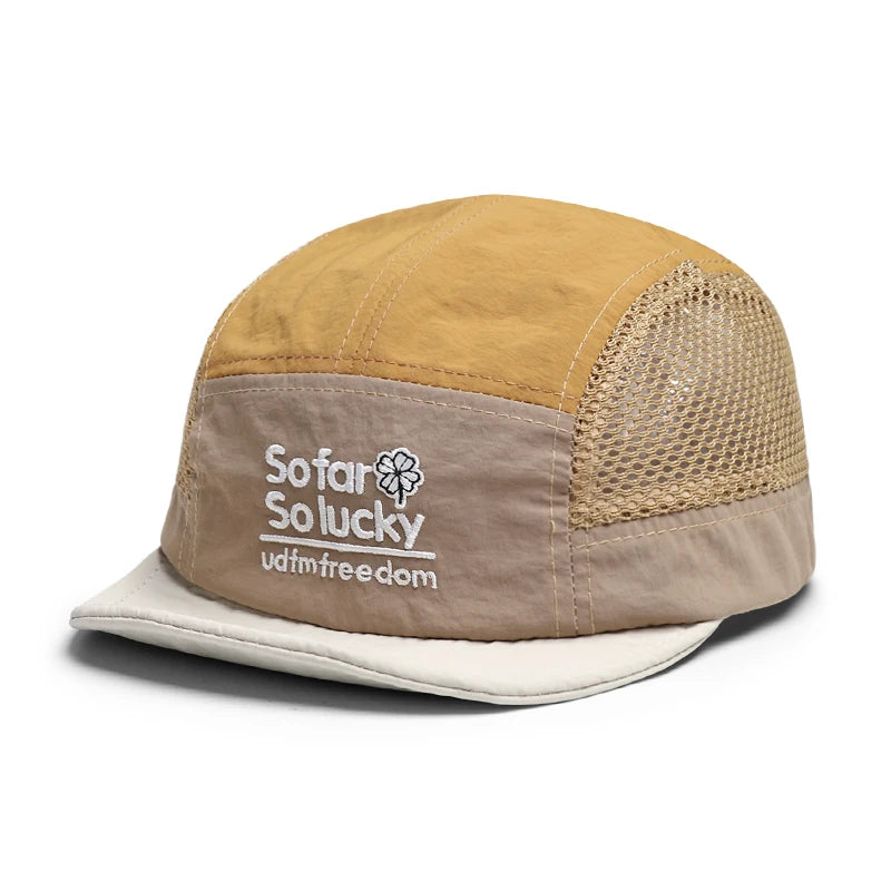 Breathable Mesh 5-Panel Camp Hat