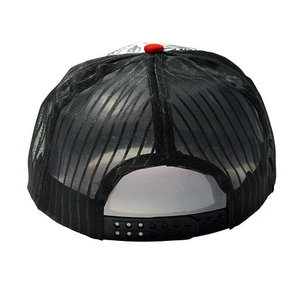 Unisex 3D Printed Baseball Cap Breathable Mesh Trucker Hat Hip Hop Style Sun Hat for Outdoor