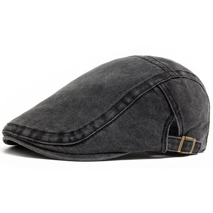 New Vintage Cotton Beret Men Women Fashion Flat Visor Cap