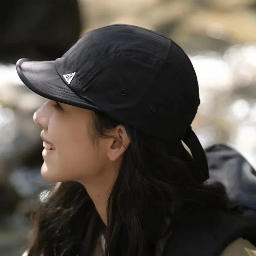 Casual Short Brim Duckbill Cap Quick-Dry Adjustable Sun Hat