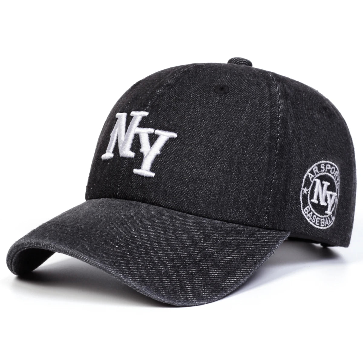 Unisex Letter Embroidery Cowboy Baseball Caps Spring Autumn